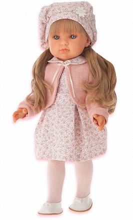 Кукла Амалия в розовом, 45 см 